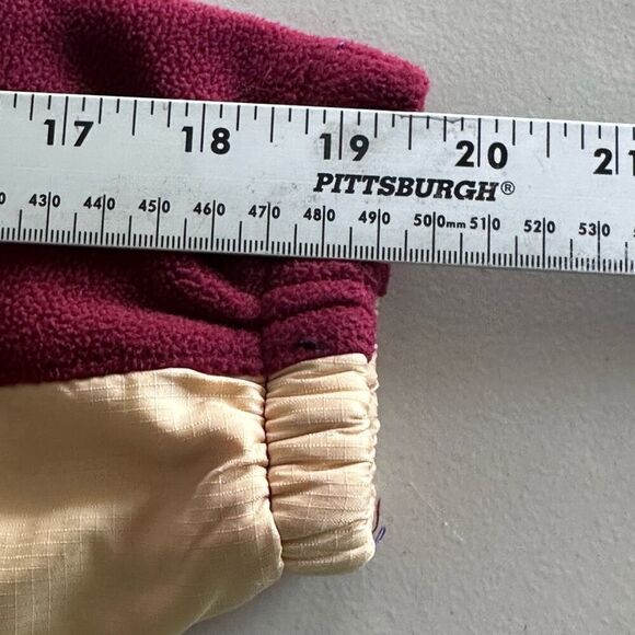 VTG Florida State FSU Fleece Full‎ Zip Jacket Boys M Garnett Gold Seminoles - Picture 10 of 12